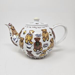 Paul Cardew Teddy Bear Ted-Tea White Teapot Desserts Ceramic Bears